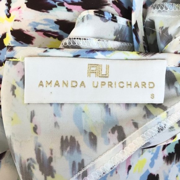 Amanda Uprichard Celia Cold-Shoulder Keyhole Top I Sz S - Picture 9 of 10